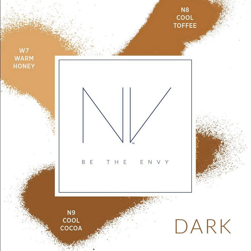 NV BB Perfecting Mist Foundation Buildable Coverage Professional Airbrush Makeup with Plant-based Stem Cell Polypeptides, Vitamins A, D, E and Aloe, 1.5 ounces, Cool Toffee