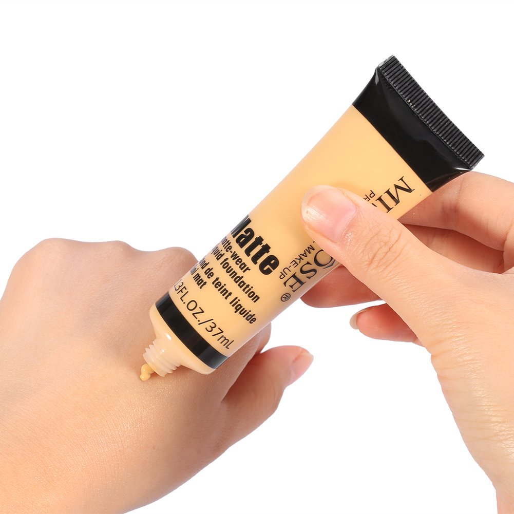 Sonew Smooth Makeup Base Face Liquid, Liquid Makeup Base Coverage for Whitening Moisturizing,Matte Wear Concealer Sun Block Cream 37ml(BEIGE 7)