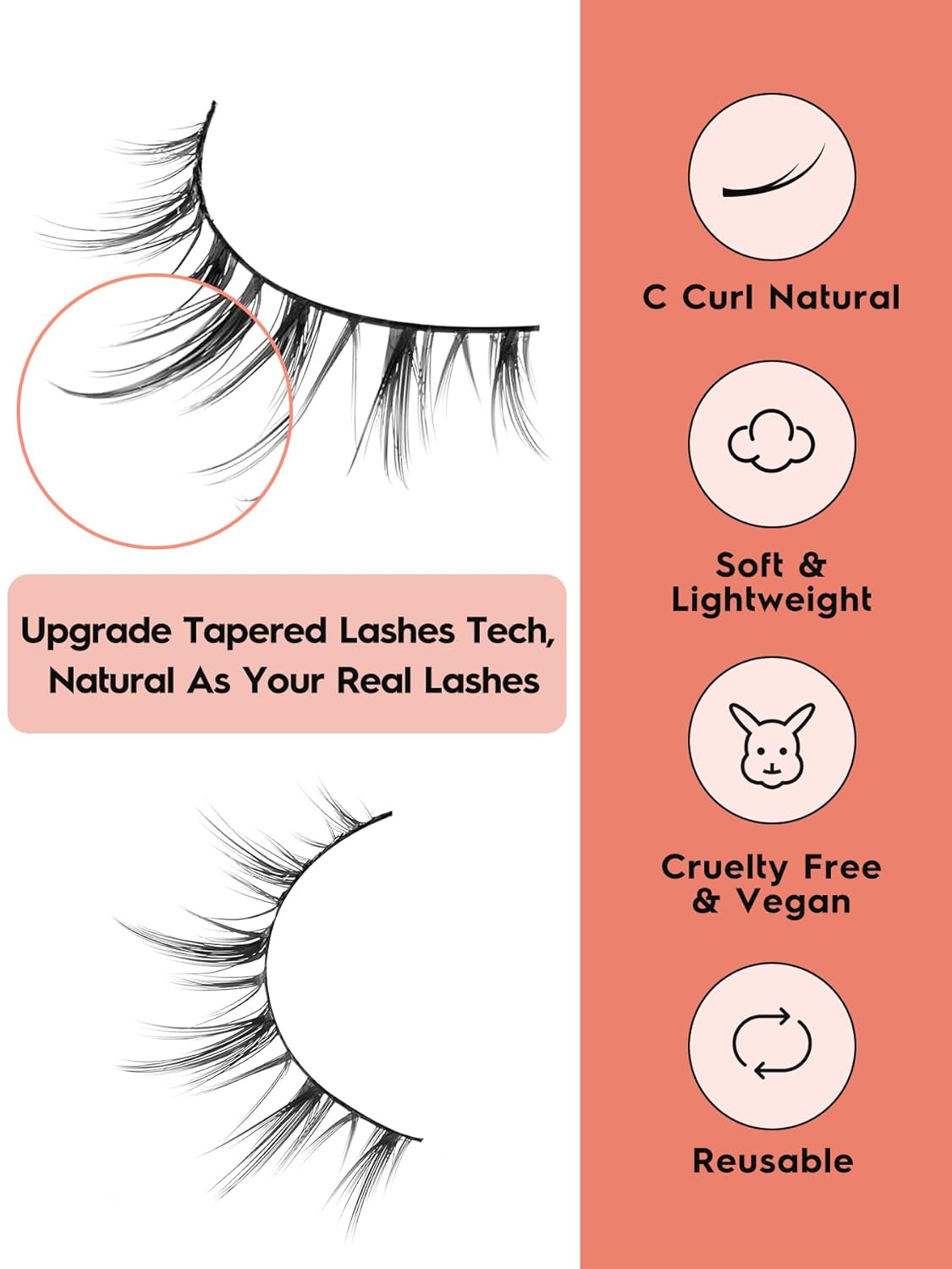 Manga Lashes Natural Look Anime Eyelashes Wispy 3D Volume 0.1MM Thin Band Manhua Lash Korean Asian Style 10mm Short Eyelash C Curl 7 Pair Siligli