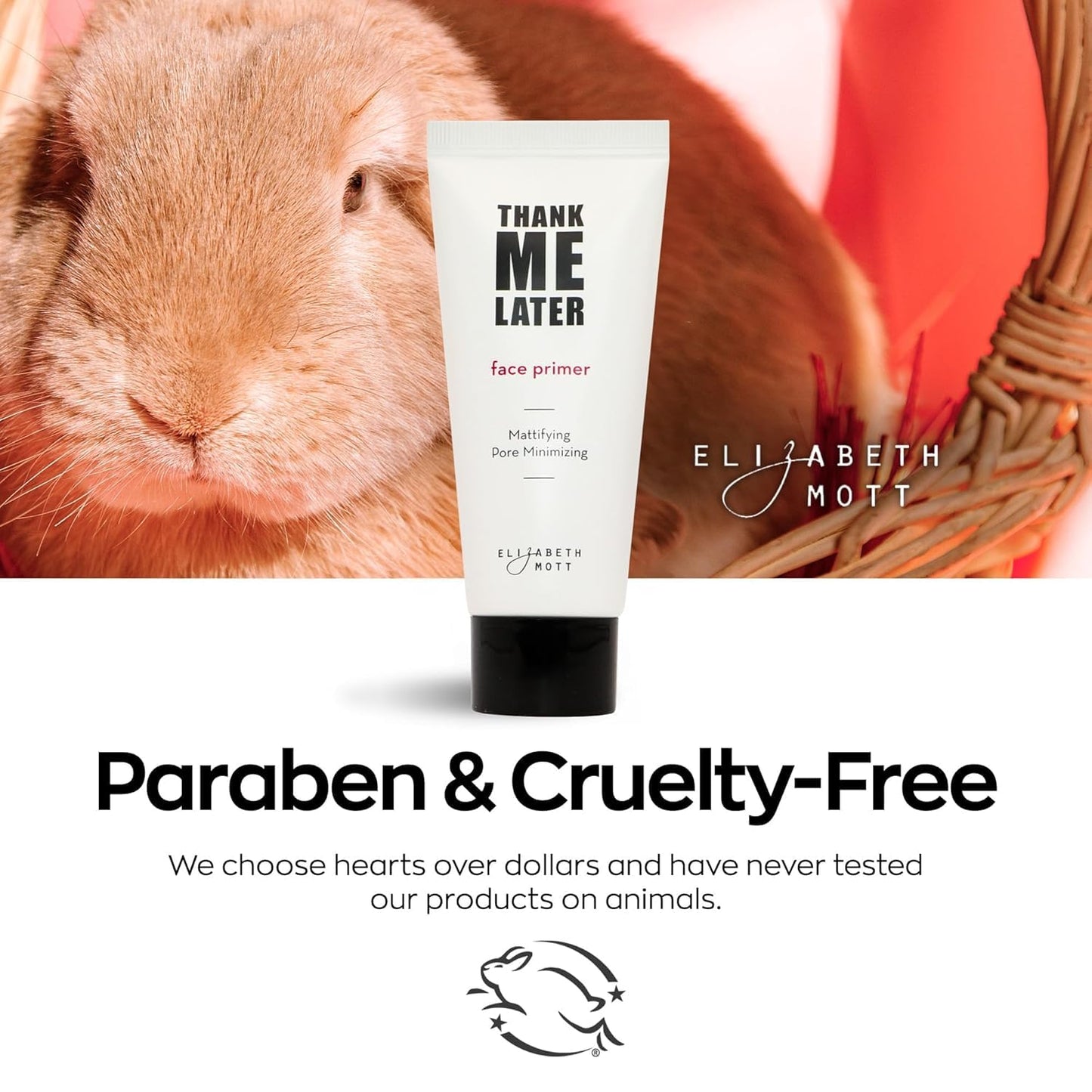 Elizabeth Mott Thank Me Later Primer & Setting Spray Duo – Oil-Control Face Primer for Smooth, Matte Finish & Hydrating Setting Spray with Niacinamide for Dewy, Long-Lasting Makeup – 30g + 95ml