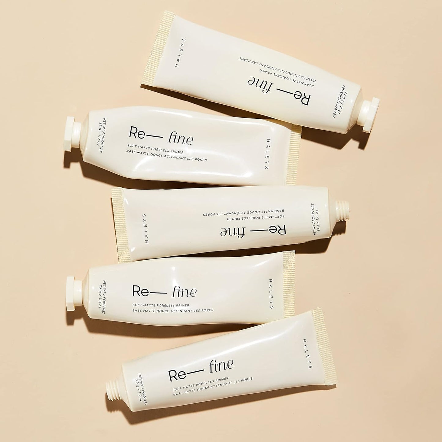 HALEYS Re-fine Soft Matte Poreless Primer (1 oz), Lightweight, Extends Makeup Longwear, Grips, Smooths, Blurs, Fills in Pores and fine lines, for All Skin Types + Tones, Cruelty + Fragrance-Free