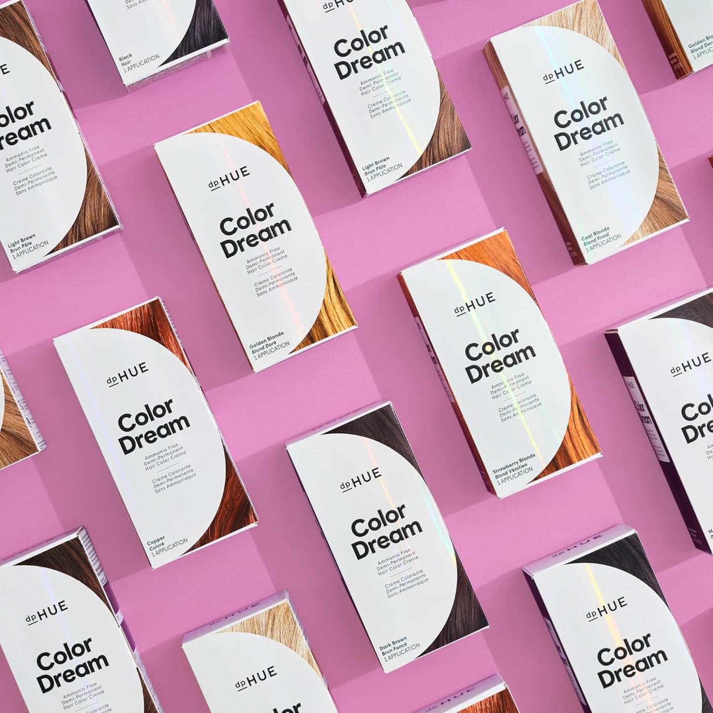 dpHUE Color Dream, Light Brown - Ammonia-Free, Demi-Permanent Hair Color - Lasts 16 Washes - Boosts Shine - Cruelty Free, Paraben Free, Sulfate Free, Leaping Bunny Certified - 4 oz