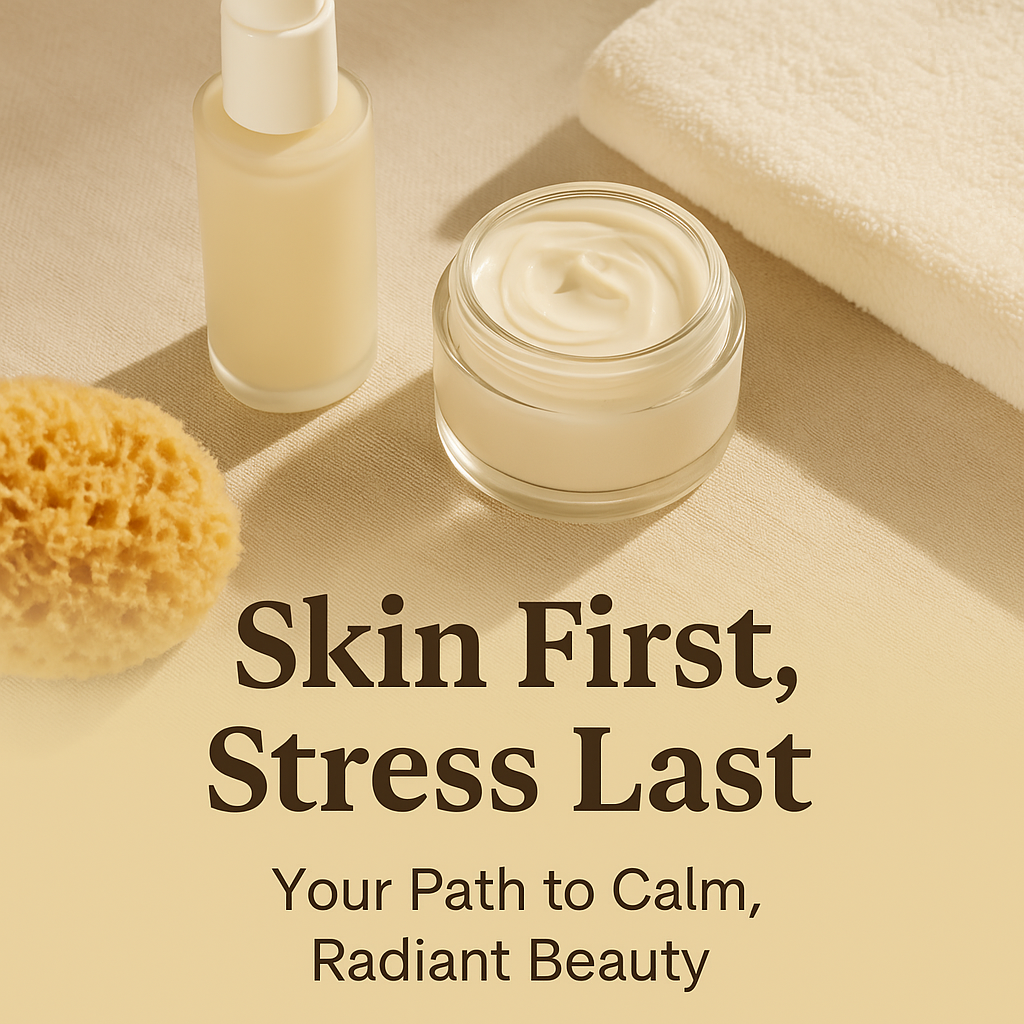 “Skin First, Stress Last: Your Path to Calm, Radiant Beauty”**
