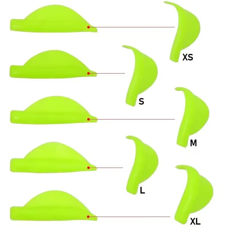 Eyelash Perm Pads Lash Lift Rods Eyelash Perm Silicone Pads 5 Sizes Reusable Soft Lash Lift Pads Shield for Different Length Eyelashes Perfect Lifting (Lemon Yellow)