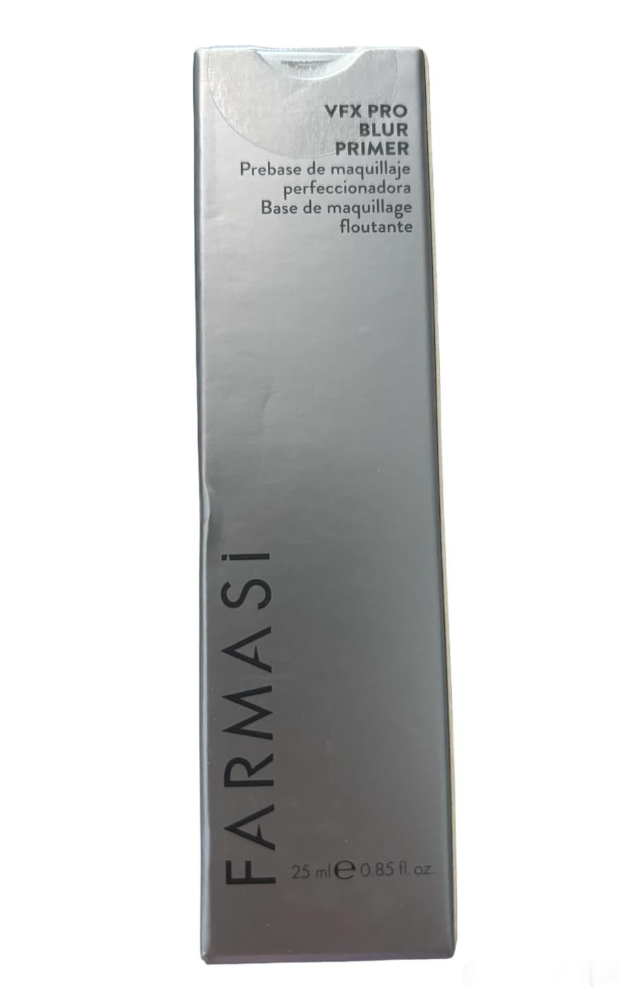 Farmasi VFX PRO Camera Ready Primer - Flawless Finish Long Lasting Makeup Base Smoothing Pore Minimizing Oil Control Lightweight Formula Professional Makeup Application Daily Use, 1-Pack, Clear
