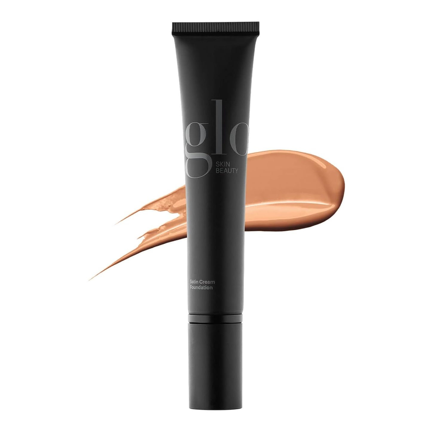 Glo Skin Beauty Satin Cream Foundation Makeup for Face, Beige Medium - Full Coverage, Semi Matte Finish, Conceal Blemishes & Even Skin Tone