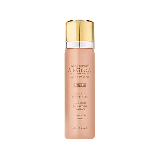 Jerome Alexander MagicMinerals AirGlow Tinted Highlighting Night Mist, Illuminating Airbrush Tinted Moisturizer Spray | Natural Pearl