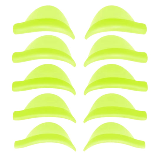 Eyelash Perm Pads Lash Lift Rods Eyelash Perm Silicone Pads 5 Sizes Reusable Soft Lash Lift Pads Shield for Different Length Eyelashes Perfect Lifting (Lemon Yellow)