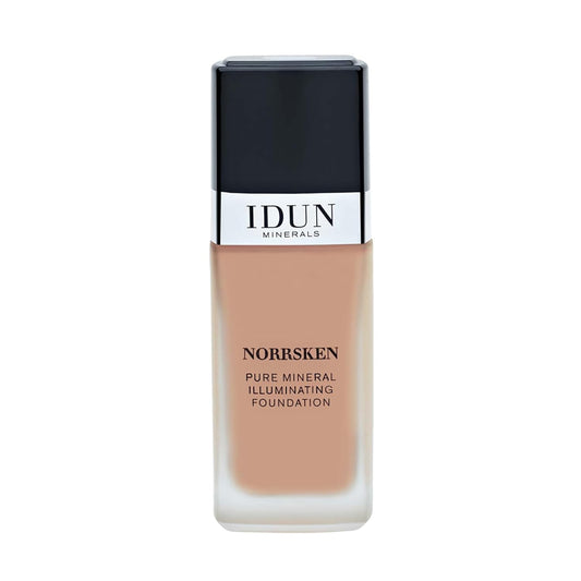 Liquid Norrsken Foundation - Silky Smooth Coverage - Luminous, Dewy Finish for Dry and Dull Skin - Water Resistant and Vegan Makeup - 220 Runa - Neutral Olive Beige - 1.01 oz