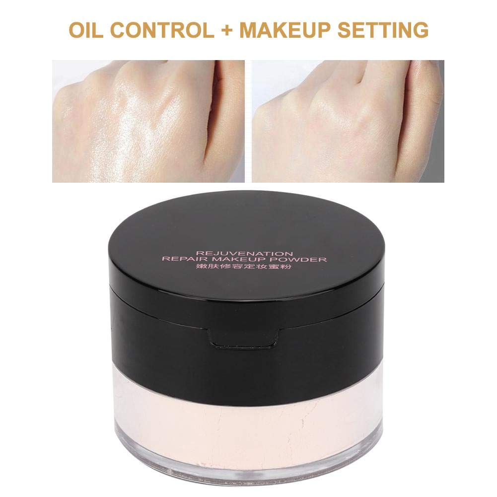 Sonew Makeup Finish Loose Powder, Oil Control ing Moisturizing Makeup Setting Powder for Face, Hair - 15g (02#Ivory White)