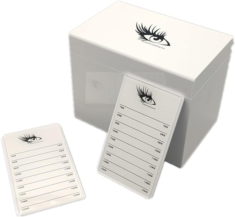 May healthbeauty 10 Layers Acrylic Eyelash Storage Box, Makeup Organizer False Eyelashes Glue Pallet Holder Grafting Extension Close-Packed Display