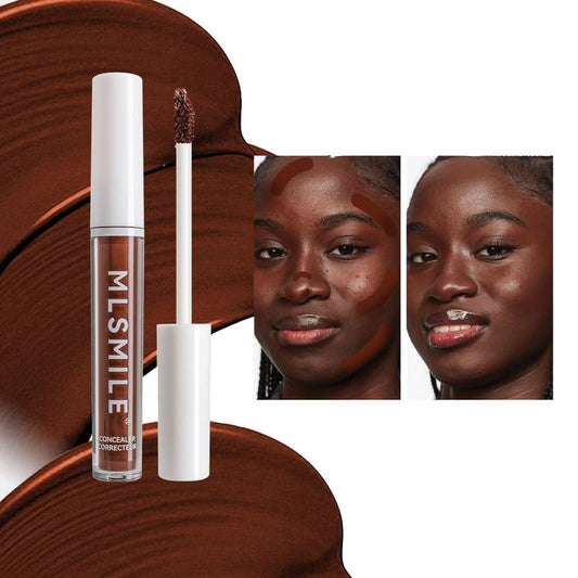 Color Liquid Conceal Contour Foundation, Waterproof 8 Colors Cream Lightweight Liquid Concealer Contour Makeup for Concealing Blemishes, Brighten Dark Circles, Improves Uneven Skin Tone, 08