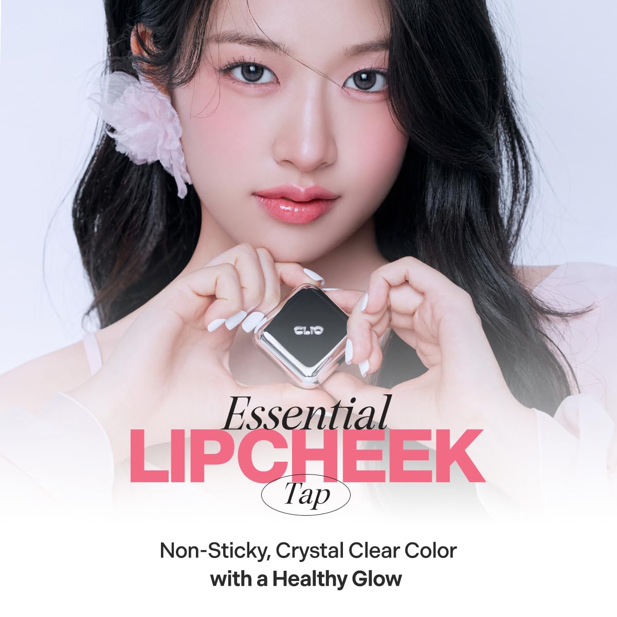 CLIO Essential Lip & Cheek Tap, Easy to Use, Glides on Effortlessly, Non-Greasy, Travel-Sized Creamy & Blendable Color For Lips & Cheeks (02 BUNNY FLUSH, One Size)