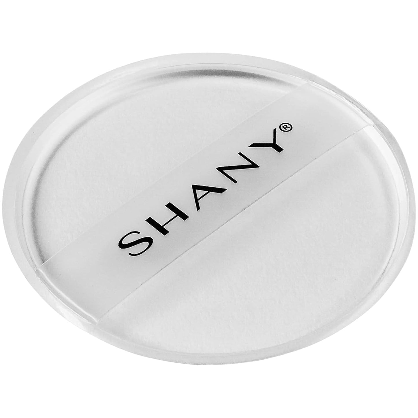 SHANY Stay Jelly Silicone Sponge - Clear & Non-Absorbent Makeup Blending Sponge for Flawless Application with Foundation - ROUND (Pack of 2)