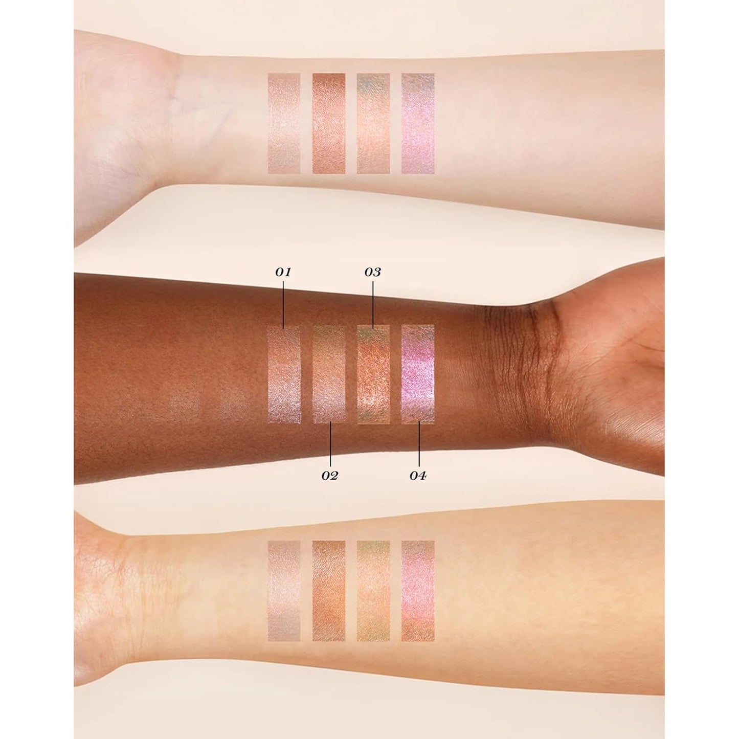 Flower Knows Midsummer Fairytales Liquid Highlighter(Multichrome),Highlighter Makeup,Pearlescent Face & Body Illuminator,Blendable & Long-lasting face Highlighter for All Skin Tones(04 Fairy Whisper)