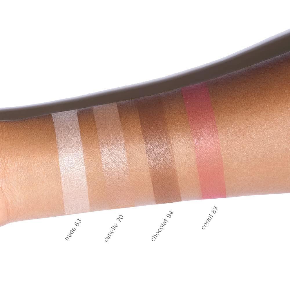 CHADO Shadows & Lights Refills – Powder | Palette Refill Pans (Compact Not Included) | Natural Face Powders for All Skin Types | Multifunctional Refills for Complexion and Eyes | Cruelty Free (Peach 56)