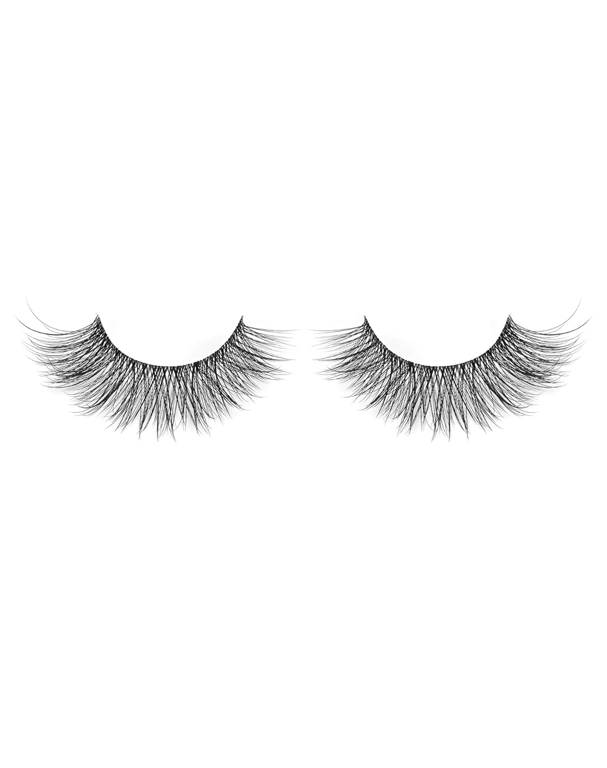 Natural Lashes Wispy False Eyelashes Cat Eye 3D False Lashes Fluffy Fake Eyelashes Strip Eye Lashes Pack 7 Pairs