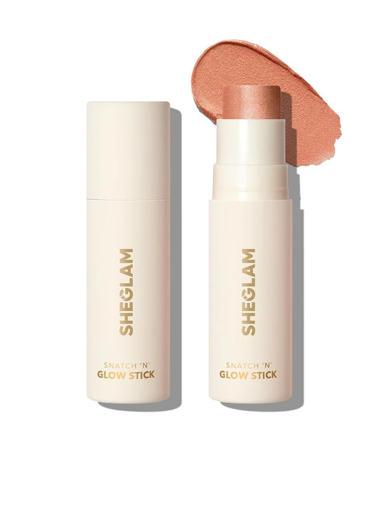 SHEGLAM Cream Highlighter Stick Long Lasting Brightening Non-Caking Highlighter Makeup - Bellini Brunch