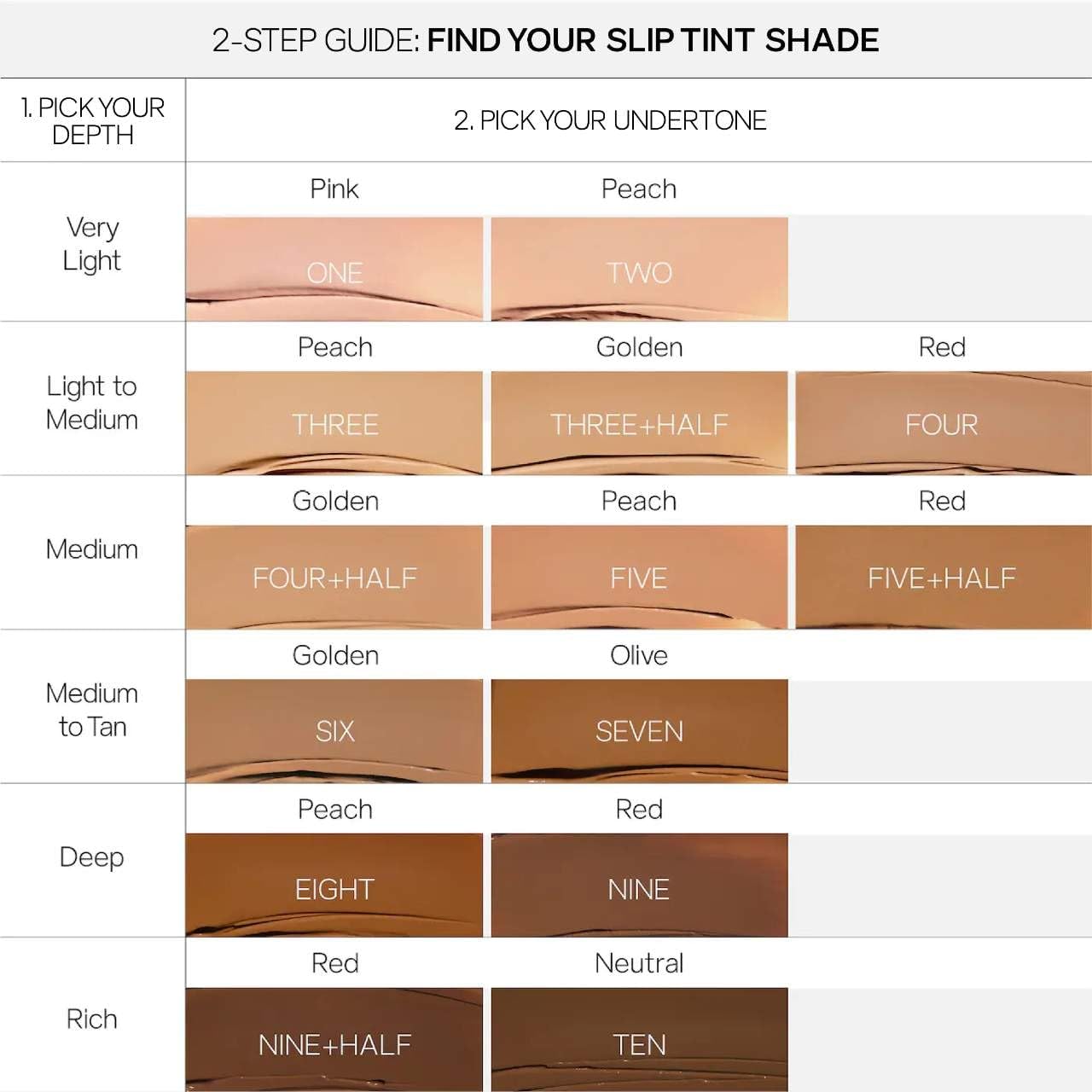 Saie Slip Tint Tinted Moisturizer with SPF 35 - Light Coverage, Glowy Skin Tint & Mineral Sunscreen for Face with Hydrating Hyaluronic Acid - Summer Makeup Essential - Shade One (1.35 oz)