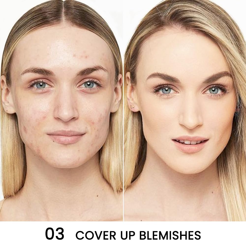 Kaely Tri Color Concealer Pot,Color Correcting Concealer for Dark Circles Spots,3 Color Cream Concealer Full Coverage,Foundation Contour Makeup Palettes,under Eye Brightener corrector de ojeras,03