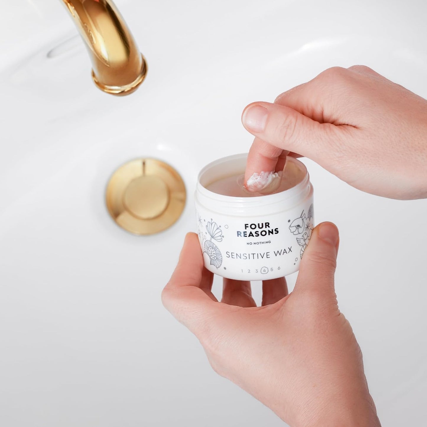 No nothing Hair Styling Wax For Sensitive Skin - Extra Strong Hold With Flexible Finish, Paraben, Fragrance Free, Vegan, Hypoallergenic, Texturing For Damp & Dry Hair, Men & Women