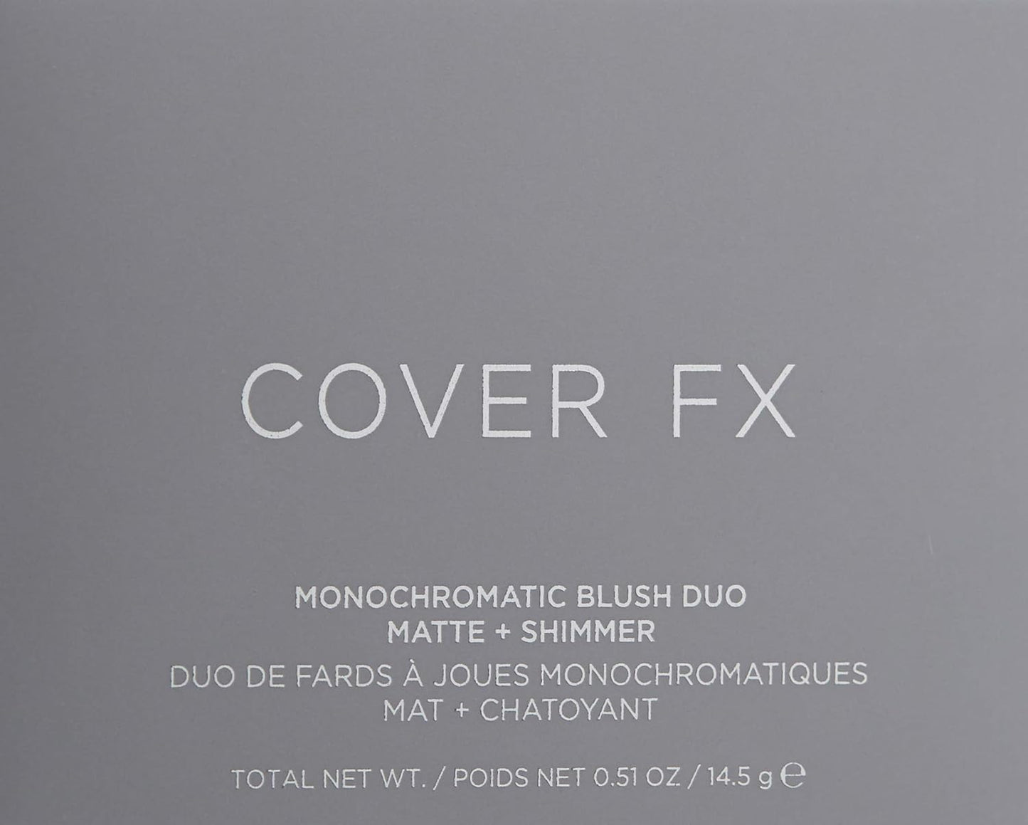 COVER FX Monochromatic Powder Blush Duo - Spiced Cinnamon: Terracotta Flush - Matte + Shimmer Finish - Create Custom, High Impact Color
