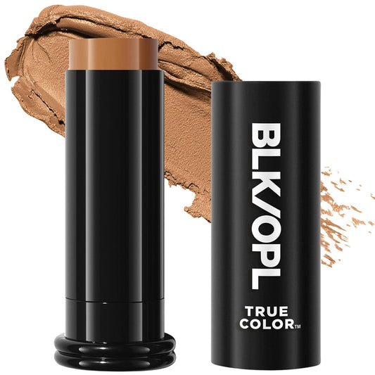 BLK/OPL Skin Perfecting Foundation Stick, SPF 15 Buildable & Blendable Face Foundation Makeup with Matte Finish - Full Coverage, Color Correcting & Sculpting - Hypoallergenic (Truly Topaz)