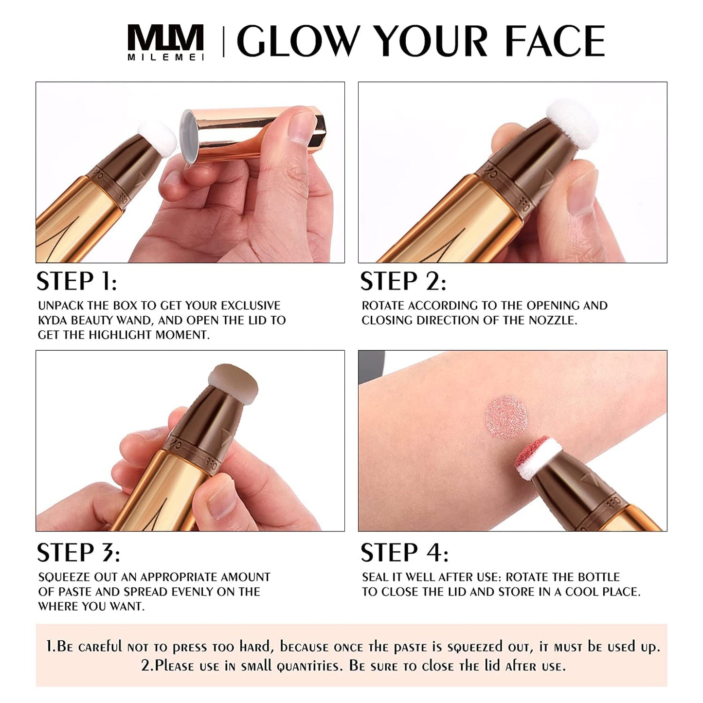 3 Color Contour Beauty Wand, Highlighter ，Blush，Face Concealer Contouring With Cushion Applicator Long Lasting & Smooth Matte Finish Liquid Illuminator Makeup Stick .01 Contour+03 Cherry Red+04 Pear White