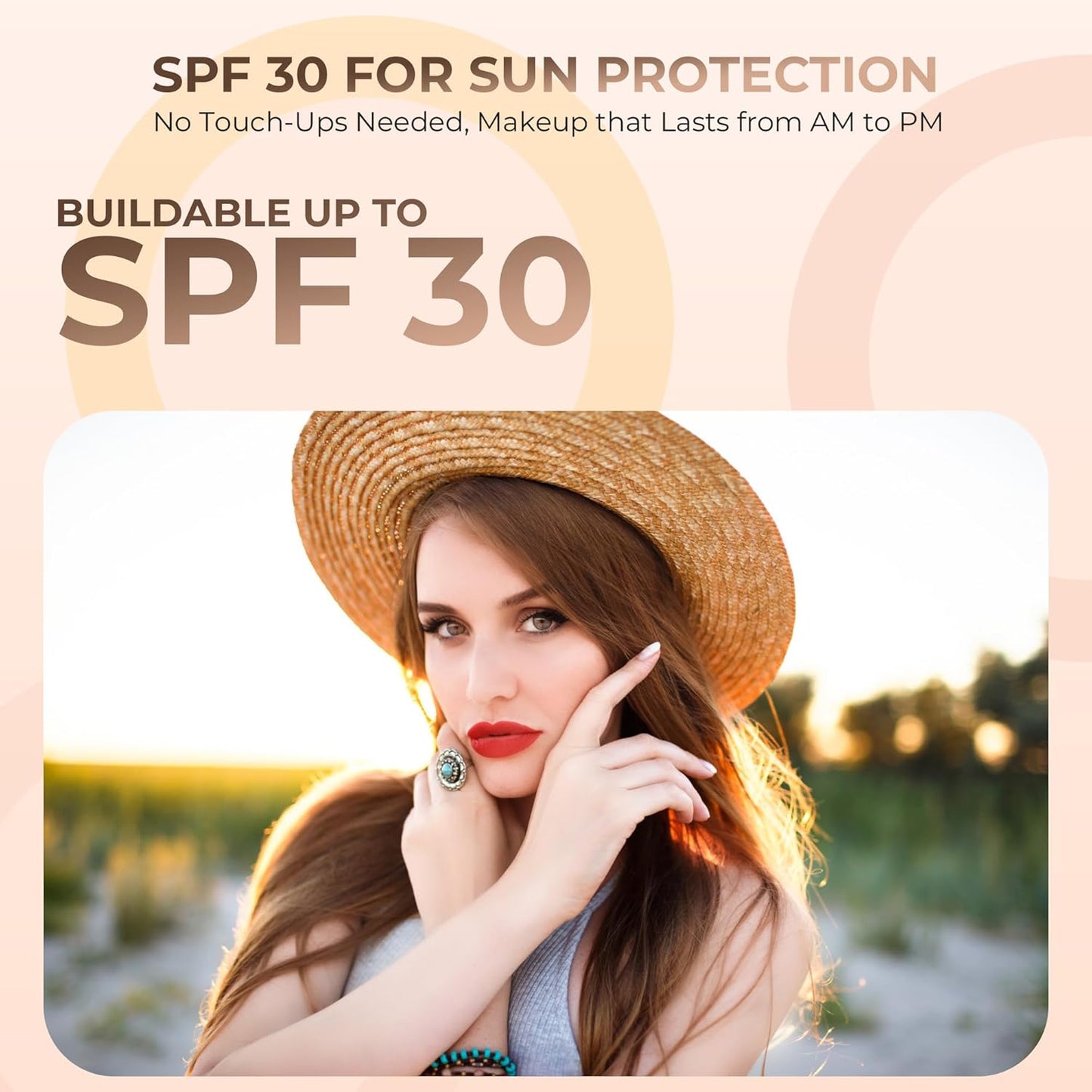 Foundation Powder Refill (Pink Bisque)(12 Gram Bag) By Sweet Face Minerals, Lightweight Mineral Loose Makeup Powder with SPF 20, Full Coverage Flawless Finish, Talc-free, Cruelty-Free, Refill Pouch