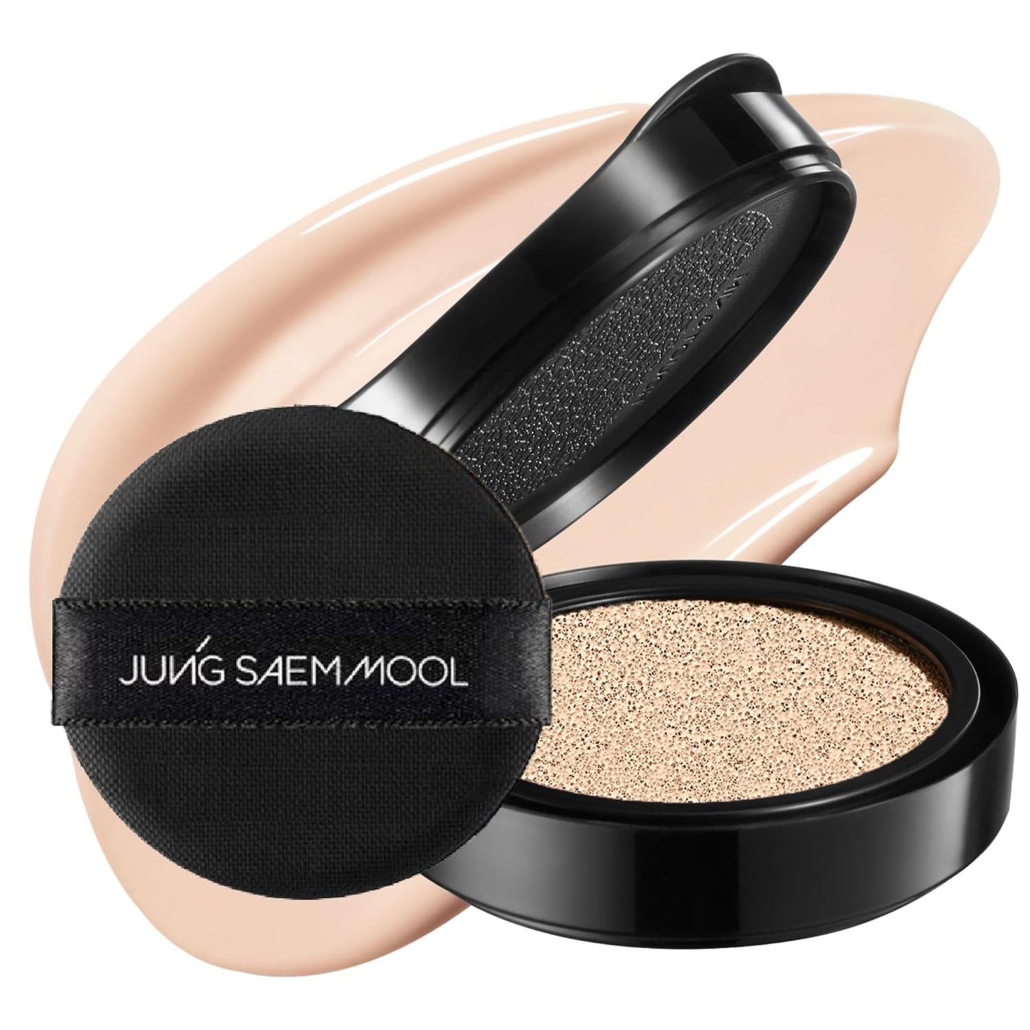 JUNG SAEM MOOL Essential Skin Nuder Cushion 17 Fair Light 0.49 Fl Oz (Refill Only, SPF 50 Broad Spectrum) | Natural Radiant Finish, Lightweight Hydration, Korean Cushion Foundation