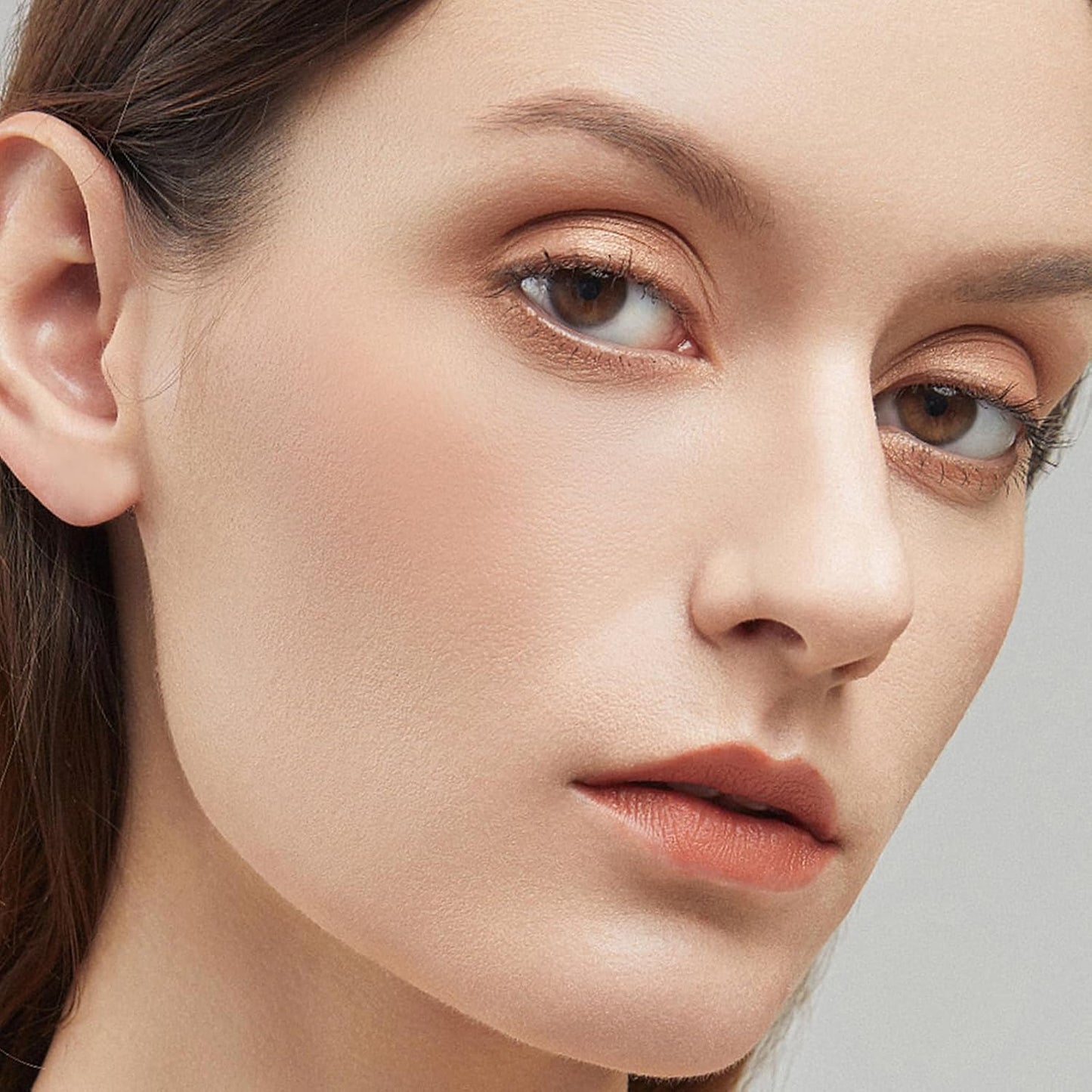 Boobeen Blush Compact for Face, Matte Baked Cream Blush Cheeks Powder Palette Buildable Lightweight Blusher Powder Makeup for a Radiant, Natural Glowing, with Puff