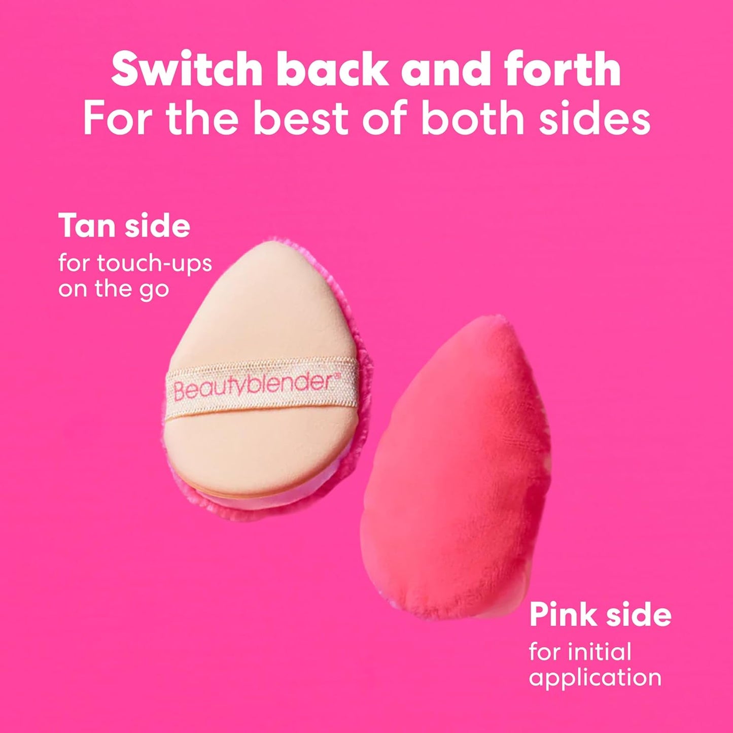 Beautyblender® | Pocket Puff™ Dual-Sided Beauty Blender Powder Puff for Setting and Baking, Reusable, Washable