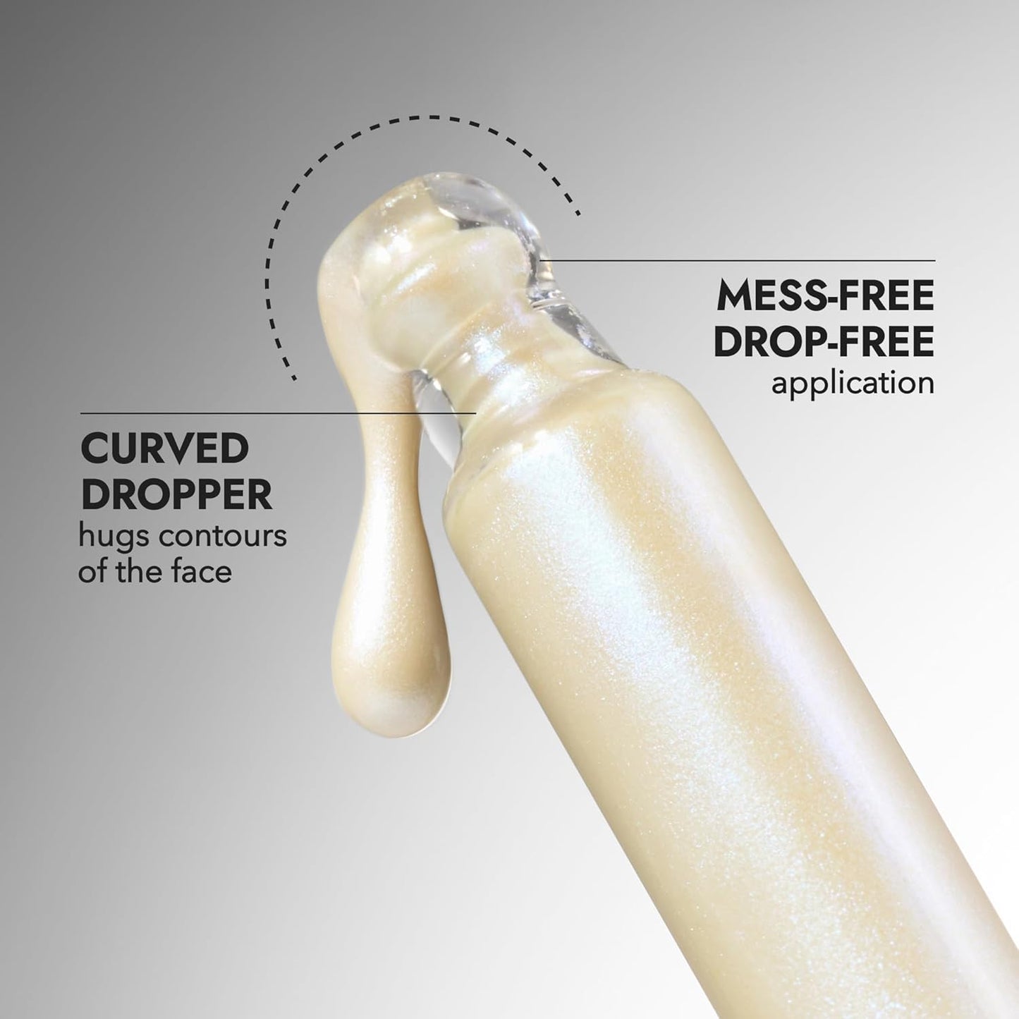 COVER FX Custom Enhancer Drops - Moonlight : Champagne Finish - 15mL - Radiant Glow - Liquid Highlighter