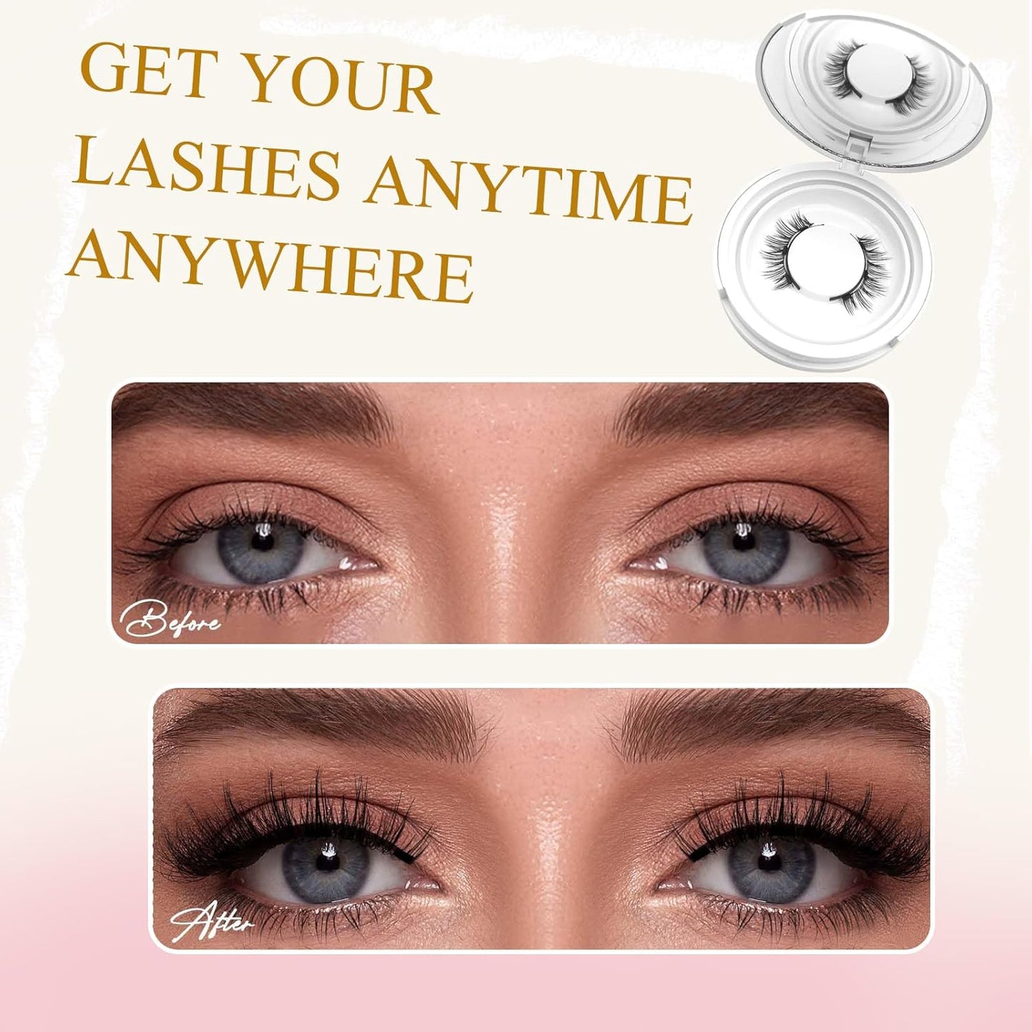 Ealra Craft Magnetic Eyelashes with Applicator,Lumentes Magnetic Eyelashes,3D Soft Flex,Reusable No Glue Needed Soft Lashes for Wmen with All-Day Wear(Fuller#05)