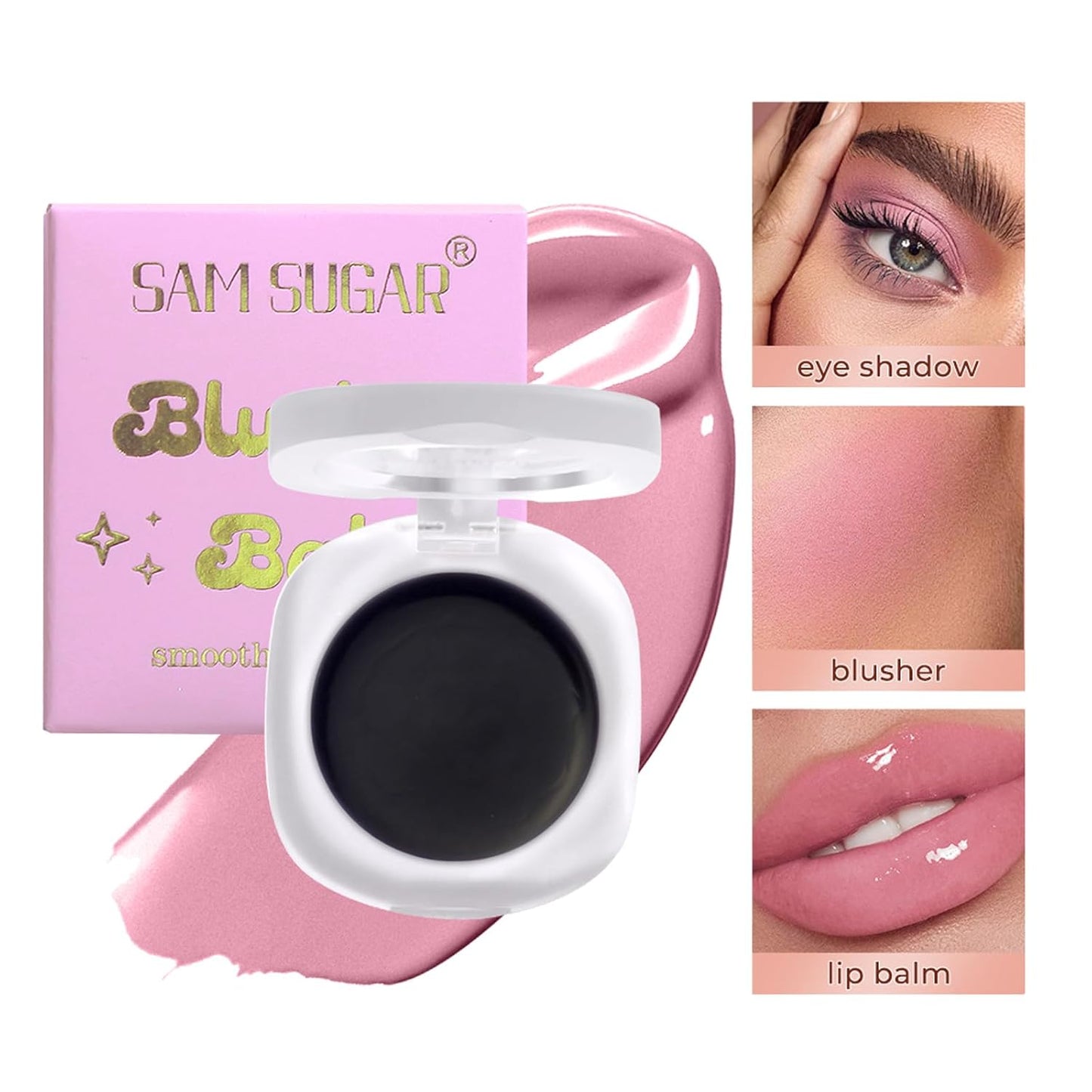 Cream Blush,Color Color Changing Tint,Magic Blush for Cheek & Lip Waterproof Multi-Use Lips and Cheek Tint,Moisturizing Lightweight, Makeup Blush (Pink, 1.62 oz)