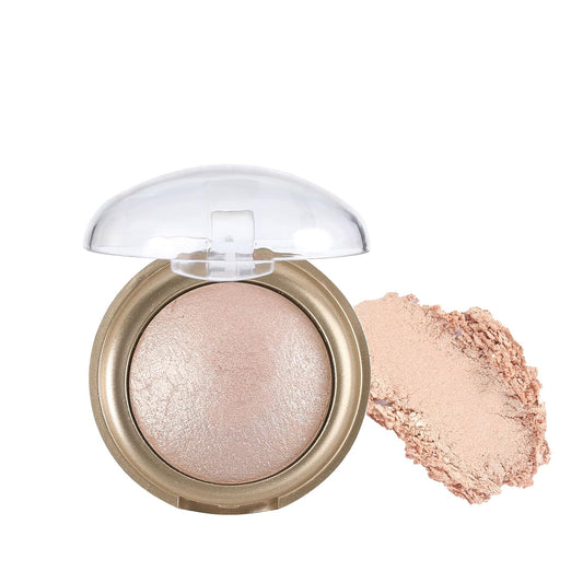 Baked Highlighter Contour Powder Sheer Pearl Shimmer Shades for Face Highlighter Makeup Brighten Up (303-Glow)