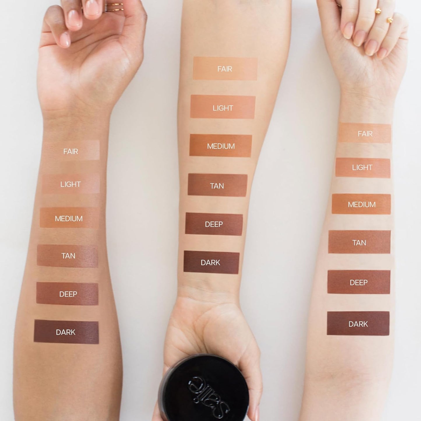 Saie Sun Melt Cream Bronzer - Buildable Balm Face Bronzer for Effortless Sculpting - Cream Contour Enriched with Vitamin C, Nourishing Skincare Ingredients & a Natural Finish - Dark Bronze (1 oz)