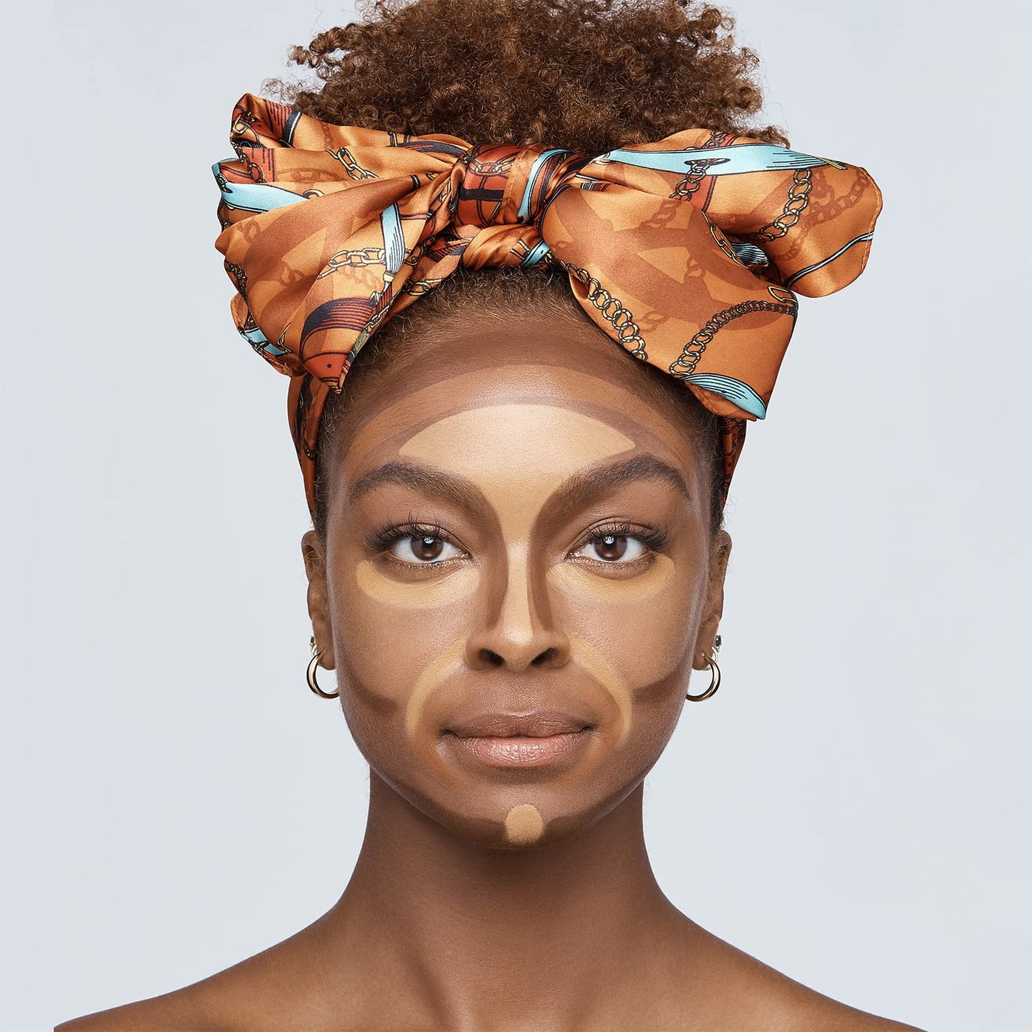 Ruby Kisses HD Brush Concealer & Foundation, Full Coverage, Color Correcting, Highlight, Contour 3 Pack (Chestnut)