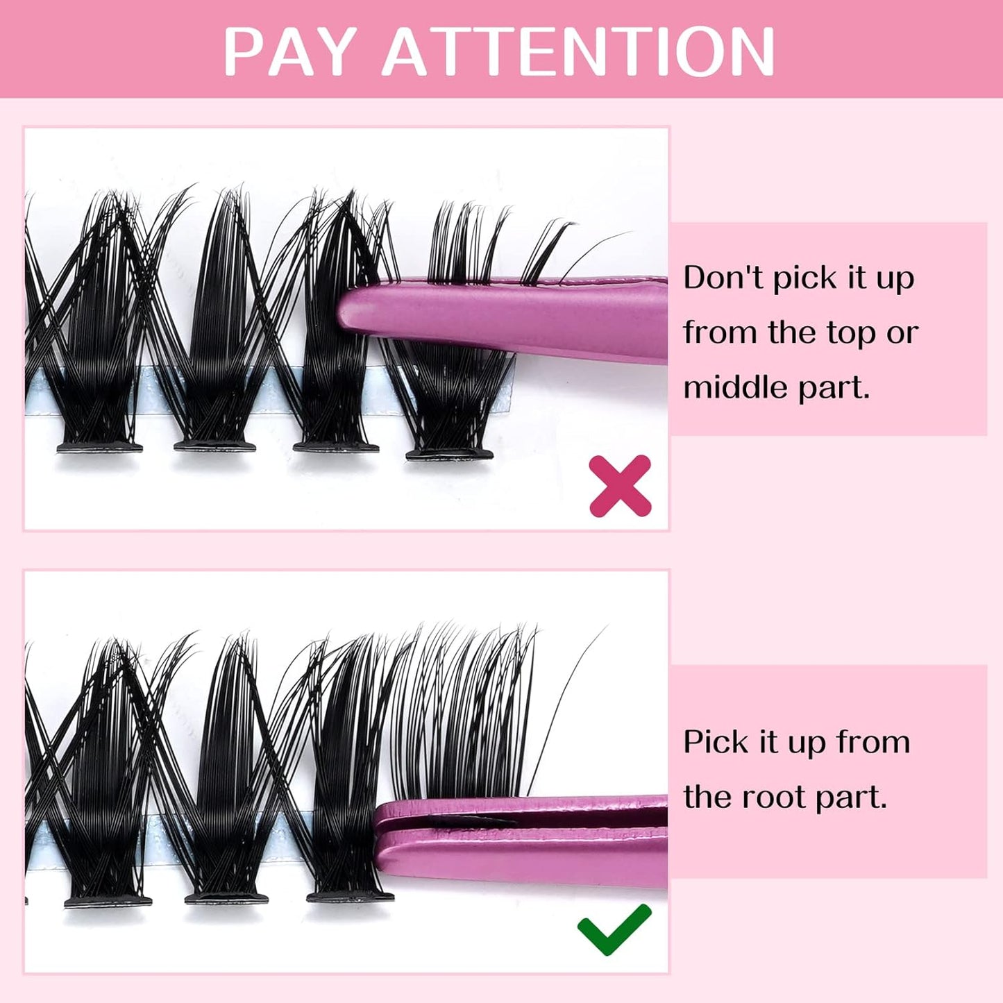 280 Pcs Individual Lashes 50D-C-0.07-12 Cluster Lashes C D Curl Wispy Lashes Bottom Lashes DIY Lashes At Home（50D-C-0.07-12）