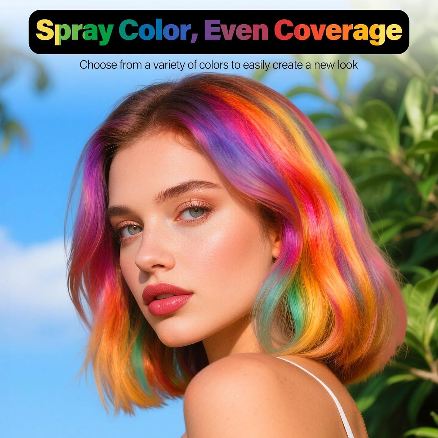 Temporary Hair Color Spray For Kids Women Men, Washable Hair Dye Spray One-Day Hair Color Wax For Cosplay Party DIY, Christmas Party, Halloween Crazy Hair Day (Green, 4.06 oz)