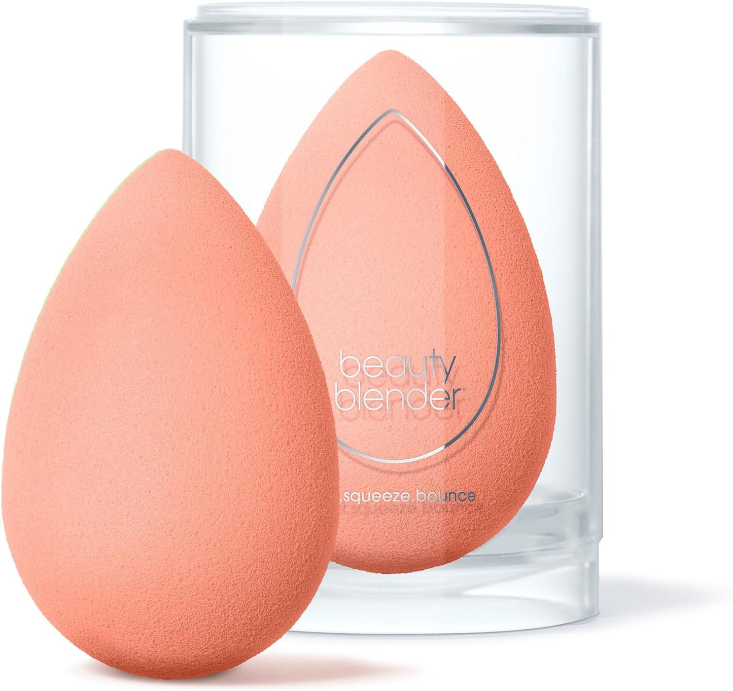 Beautyblender® | Papaya Beauty Blender Makeup Sponge, Super-Soft Foam Easily Blends Foundations, Powders & Creams, Made in USA, Reusable, Washable, Streak Free Application, Vegan, Cruelty Free