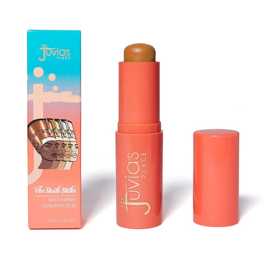 Juvia's Place Shade Stick Foundation, Concealer, Contour, Mauritania, Tan w/Neutral Golden Undertone, .34 oz