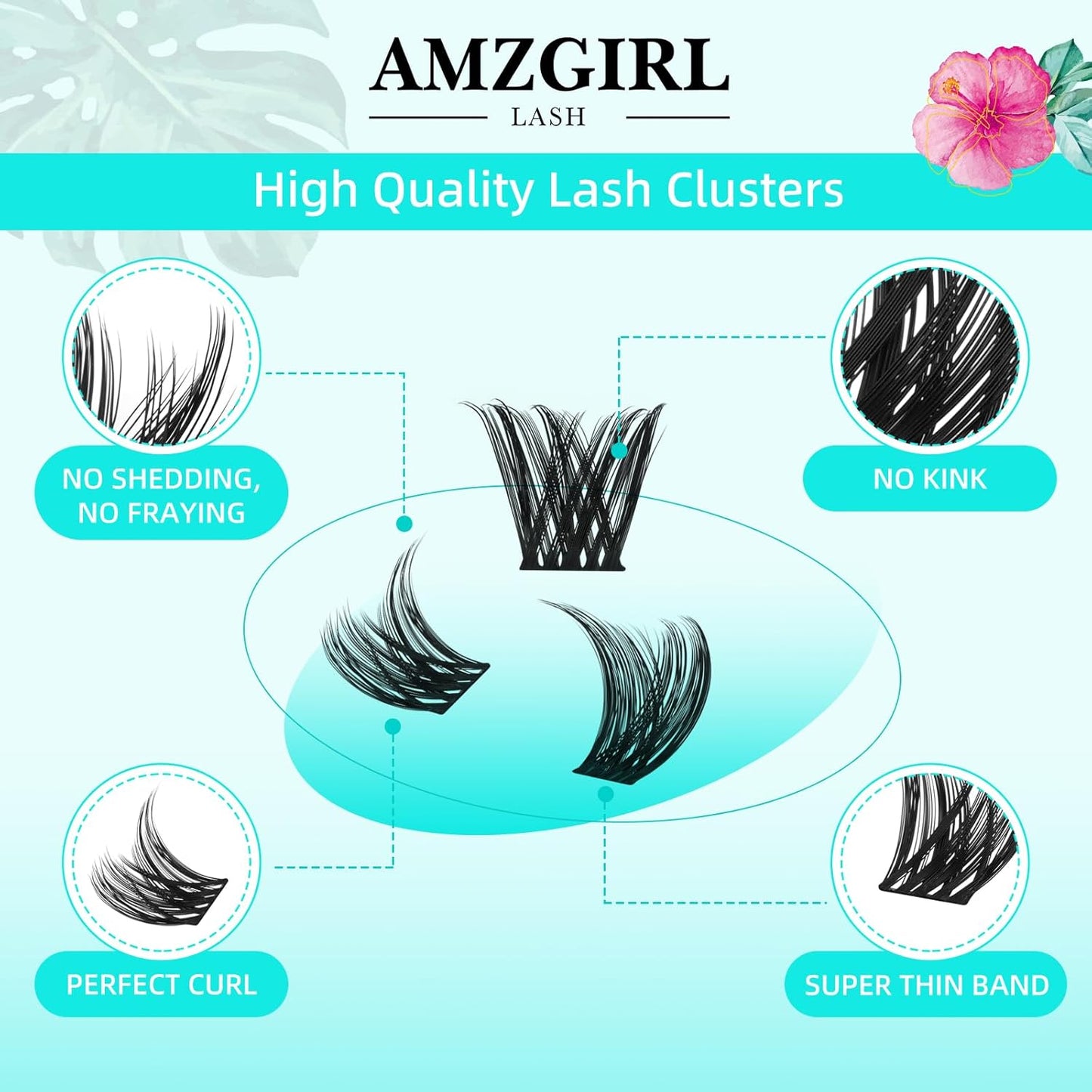 Lash Clusters Wet Look 168Pcs Eyelash Cluster Ultra-Thin Lash Band Eyelashes Extensions Spiky Anime Wide Span Lashes(Tulip,C-14mm)