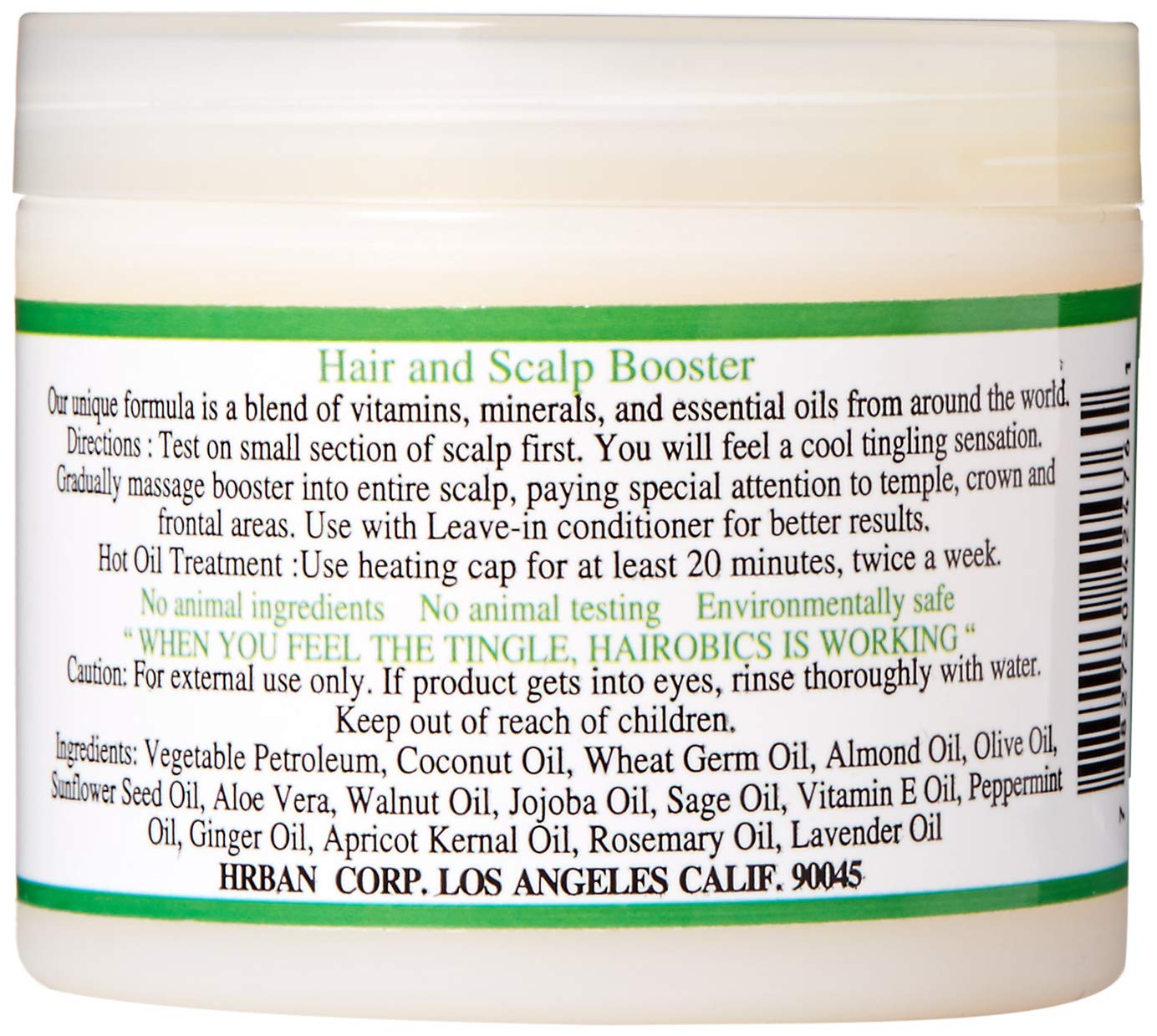 Hairobics Hair Booster for Slow Growth, Thinning Hair, Dandruff, Itchy and Dry Scalp - 4oz