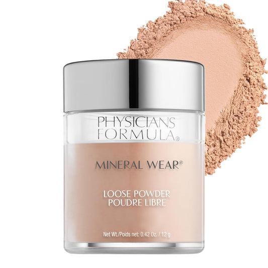 Physicians Formula Mineral Wear Talc-Free Loose Powder Creamy Natural, Dermatologist Tested, Clinically Tested