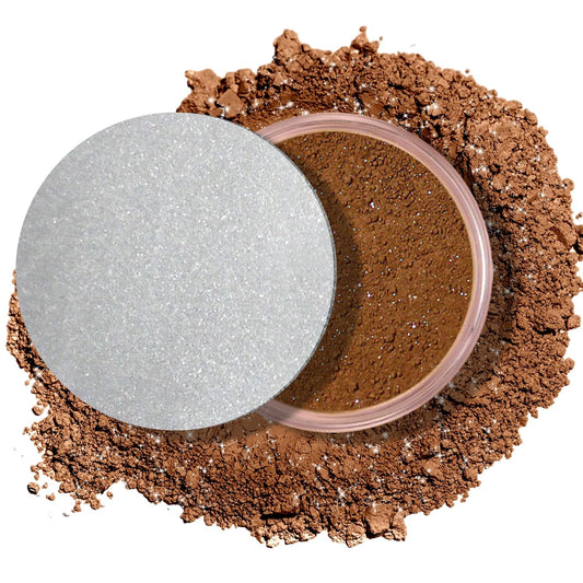 Loose Face Powder Glitter Setting Powder Matte Finishing Powder Shine,Long-lasting,Lightweight,Sets Foundation Makeup