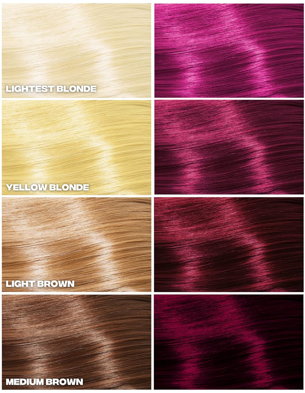 Good Dye Young Semi-Permanent Hair Color, Vegan and Cruelty-Free Magenta Pink Hair Dye, Last up to 24 Washes, Non-Damaging Conditioning Hair Color (5FL OZ, Live Laugh Love)