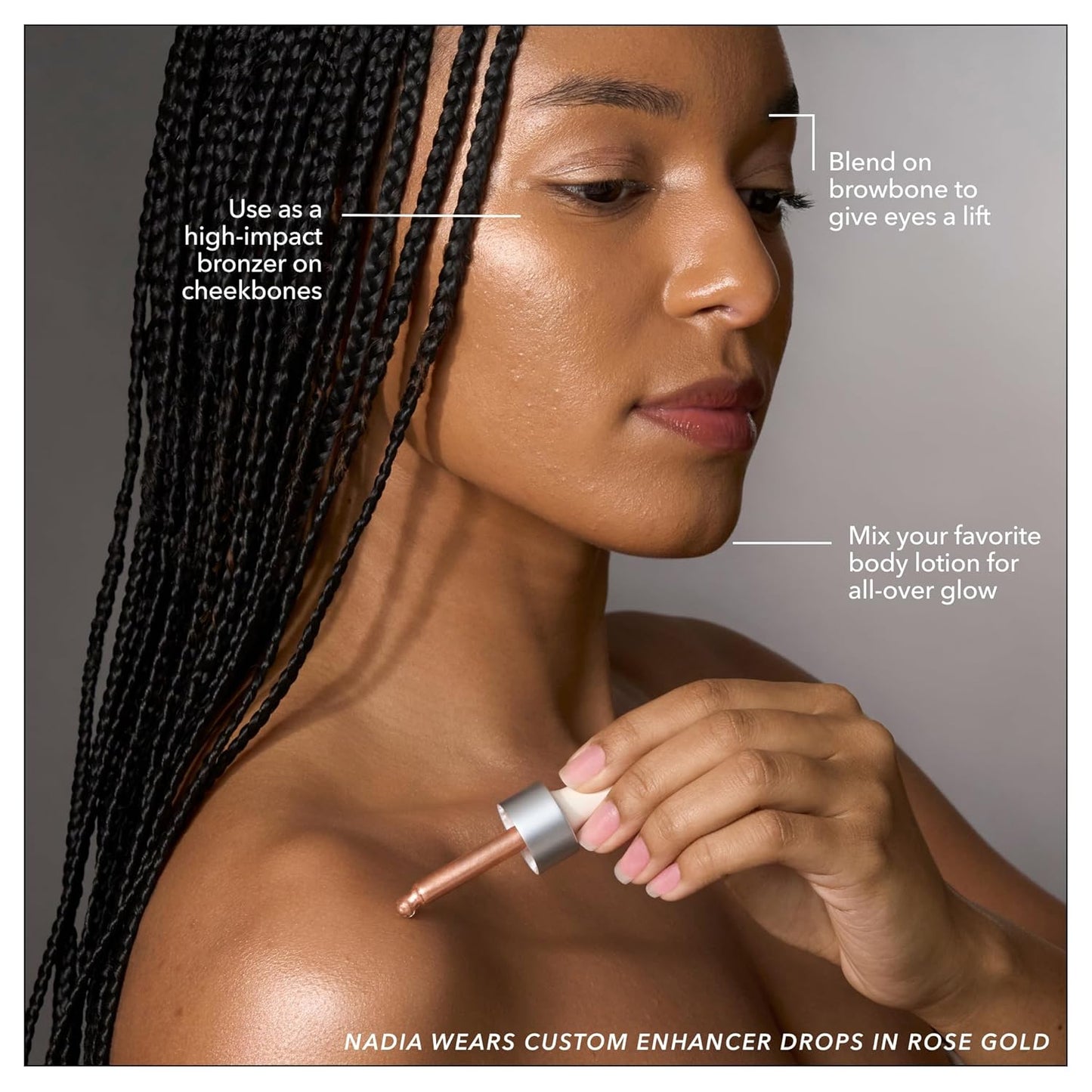 COVER FX Custom Enhancer Drops - Blossom: Soft Pink Finish - 15mL - Radiant Glow - Liquid Highlighter