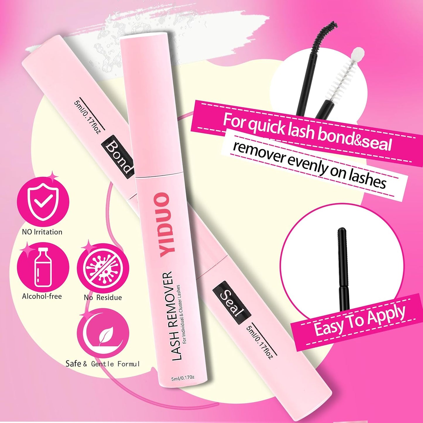 575Pcs Bulk Pack Lashes Clusters Kit with Glue and Removers, D Curl Volume 150D+200D+Spiky Lashes Clusters, 12-21mm Manga Extension Eyelashes DIY Individual False Eyelash Wholesale Pack