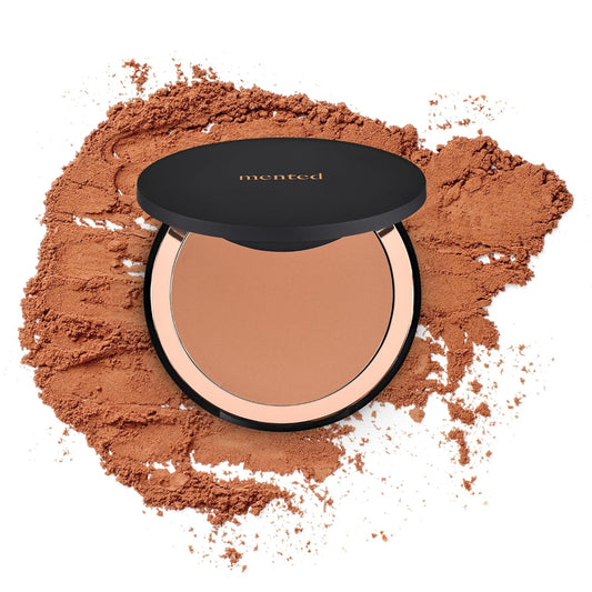 Mented Cosmetics Made in Italy, Cruelty Free Makeup, Vegan, Paraben Free, Shimmer Bronzer, Highlighter Bronzing Powder Palette for Face with Vitamin E + A, 0.35oz/10g, Beach Bum